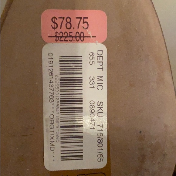 Michael Kors Booties Camel 11M - Picture 4 of 5